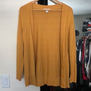 Mustard cardigan